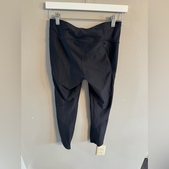 2/$10 Under Armour Black Leggings with Multicolor Accents - Picture 2 of 3